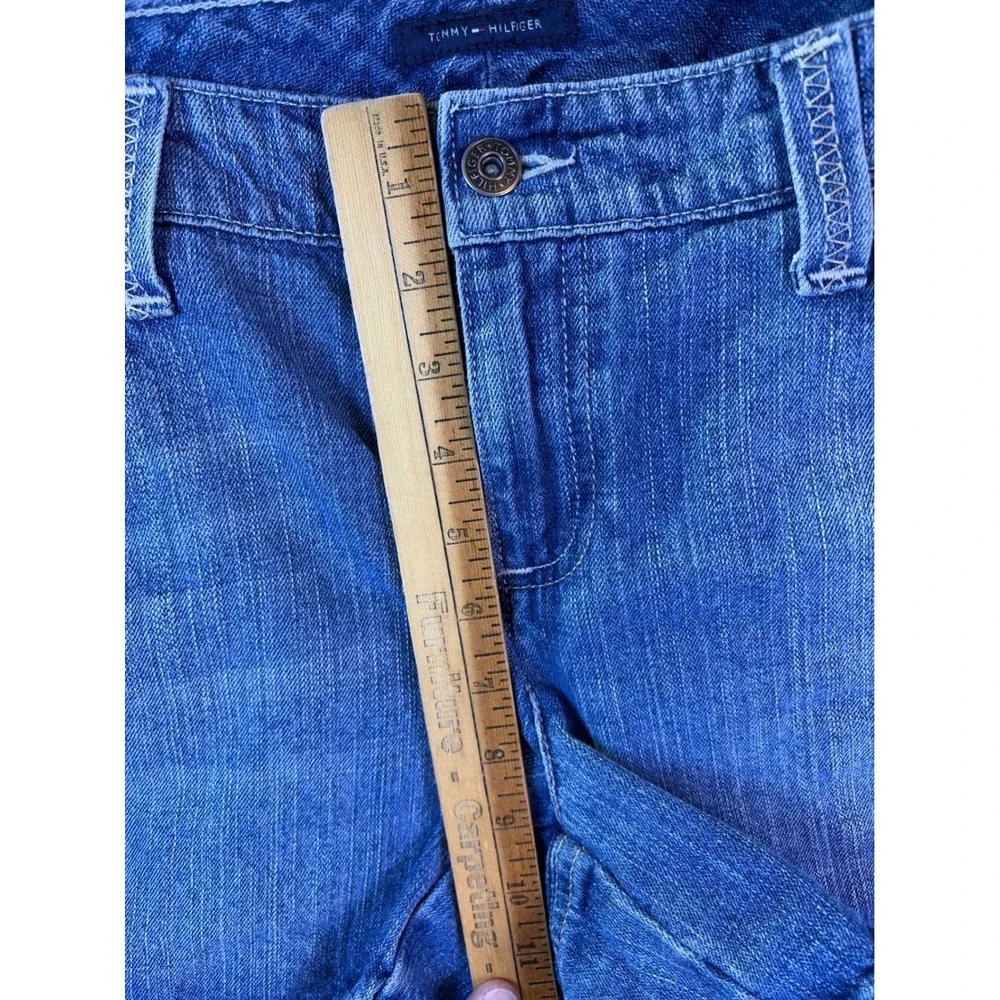 Tommy Hilfiger Denim Shorts Lot x2 Women 12 (34x4) Blue Mid Rise Pocketed 2 Pair - Picture 6 of 9